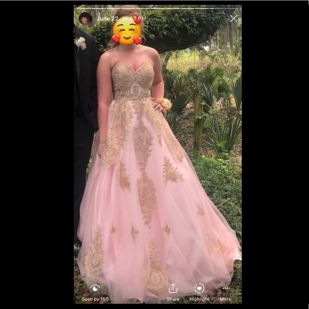 A Corset Prom dress. WORN ONCE